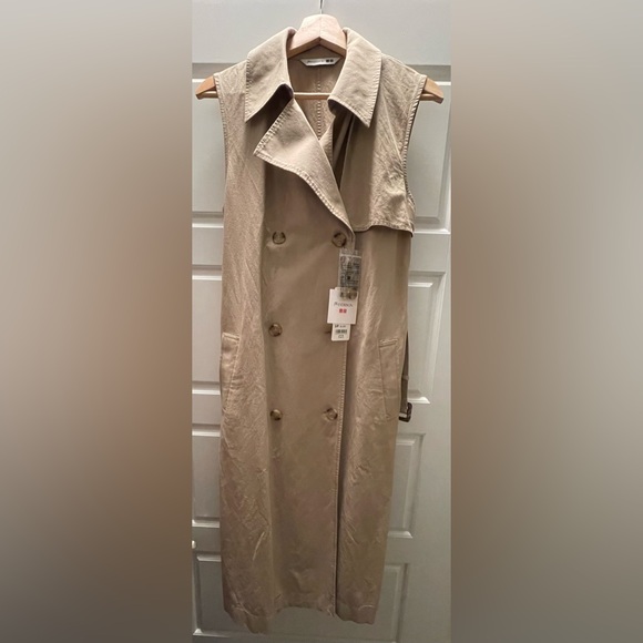 NWT JW ANDERSON x UNIQLO Beige Dress with Belt - Picture 3 of 11